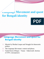 Language Movement and Quest For Bengali Identity