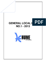 Final General Local Law No1 - 2013