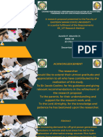 Research Proposal Business Presentation in Dark Green Orange Geometric Style