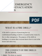 Fire Emergency and Evacuation Plan - 083140