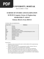 B.Tech (CSE) 3rd Year G Scheme