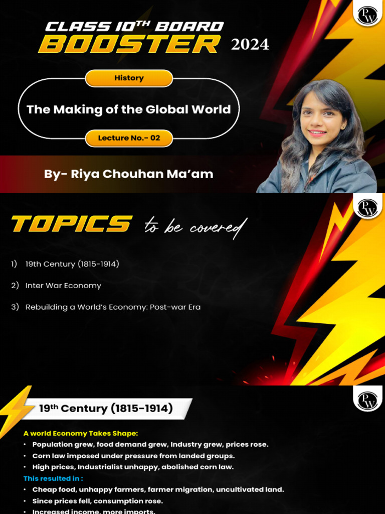 History the making of the global world 02 class notes 10th