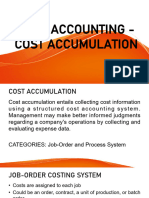 Cost Accounting Cost Accumulation