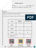 MCFIT02X Activity Log Sheet