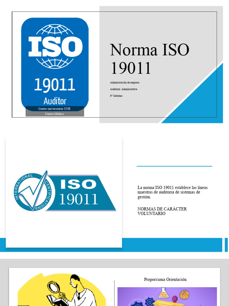 Guía sobre la norma ISO 19011 en auditoría | PDF