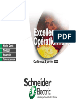 Excellence Opérationnelle - Schneider Electric (52 Pages)