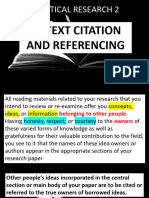 PR2 Citation and Referencing