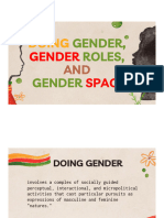 Doing Gender Gender Role and Space