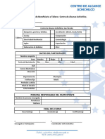 Ficha de Inscripción Talleres CDA Achichilco 2022