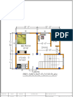Ound Floor Plan: Title: Ground Floor DATE: 02.04.2022 Revision: 3 Direction Door Window Covered Area