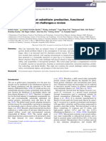 Mycoprotein As A Meat Substitute Production Functional Properties and Current