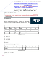 IMO Class 4 Paper 2018 Part 1