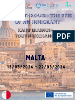Malta - Europe Through The Eyes of An Immigrant Infopack