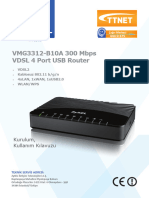 VMG3312-B10A Kullanım Kılavuzu