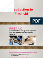 Basic First Aid and Vital Signs