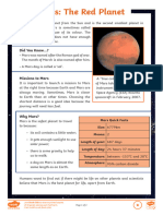 t2 or 645 Mars The Red Planet Nonfiction Ks2 Differentiated Reading Comprehension (1) Ver 5