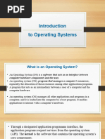 Slide 1 - Introduction To Operating Systems