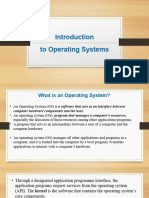 Slide 1 - Introduction To Operating Systems