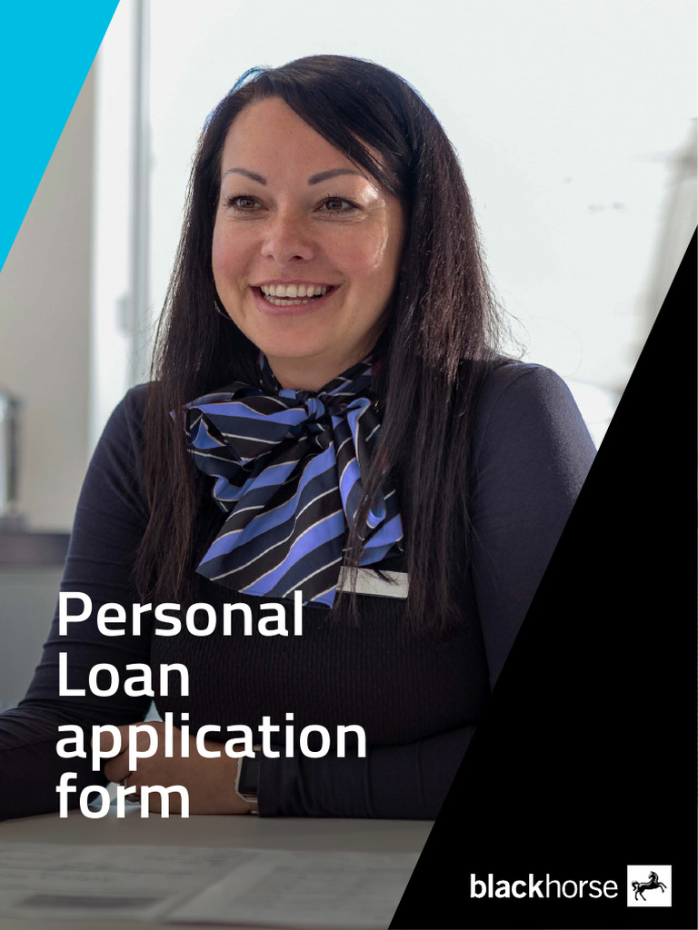 Blackhorse personal loan application form new brand pdf