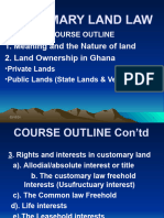 Le 252 - Customary Land Law Power Point-1