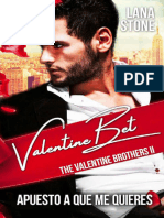 Valentine Bet (The Valentine Brothers 2) - Lana Stone