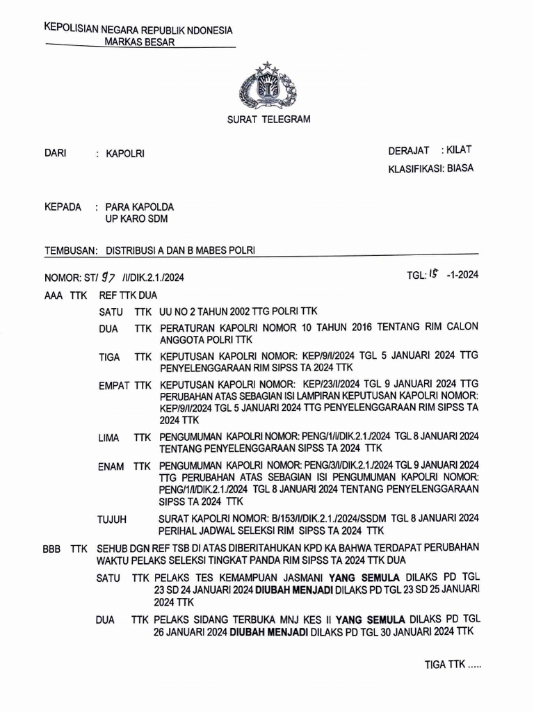 St Perubahan Jadwal Pelaksanaan Rim Sipss Ta 2024 Pdf