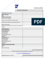 CXP-0001 Solcitud de Alta de Proveedores Anecon Sa de CV