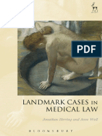 Landmark Cases in Medical Law by Jonathan Herring Jesse Wall (Eds.)