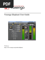 Voxengo Elephant User Guide en