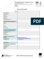 NPI New Client Account Form