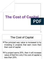 Lec 07 The Cost of Capital