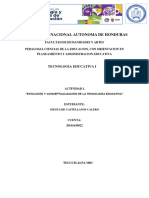 Universidad Nacional Autonoma de Honduras: Tecnologia Educativa I