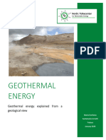 Geothermal Energy From A Geological Point of View