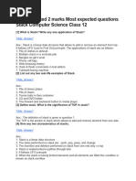 Class 12 Computer Science Functions Q&A | PDF | Parameter (Computer ...