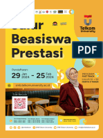 Brosur Jalur Beasiswa Prestasi Telkom University 2024