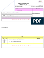 Biweekly Agenda KG1 (Oct. 22 - Nov. 2)