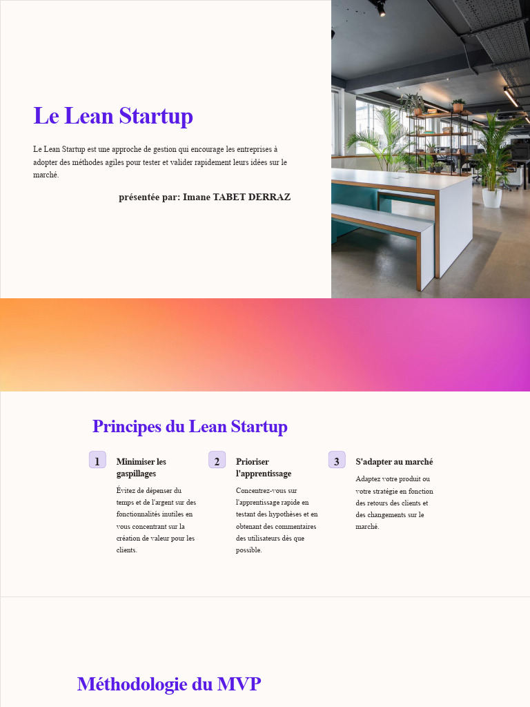 Guide du Lean Startup et MVP | PDF | Lean (production) | Start-up