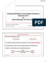 A Responsabilidade Da AT Na Disponibilizações de Informações (Dr. Jesuíno Alcântara Martins)