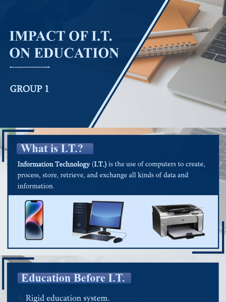 Impact of IT on Education | PDF | Information Technology | Virtual Reality
