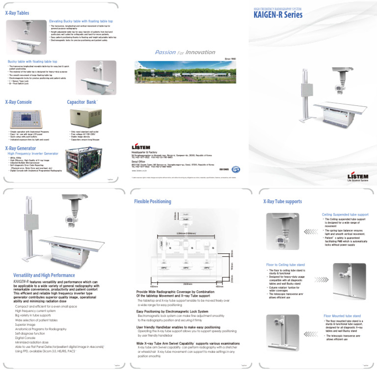 Listem X-Ray System Overview | PDF | Radiography | X Ray