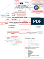 Sample Memo For SDS Label