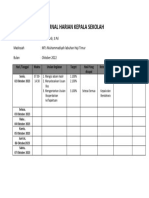 Jurnal Harian Kepala Sekolah