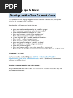 Workflow Tips