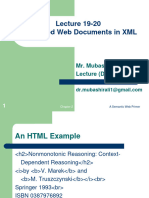 Structured Web Document XML