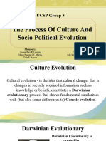 The Process of Culture and Socio Political Evolution