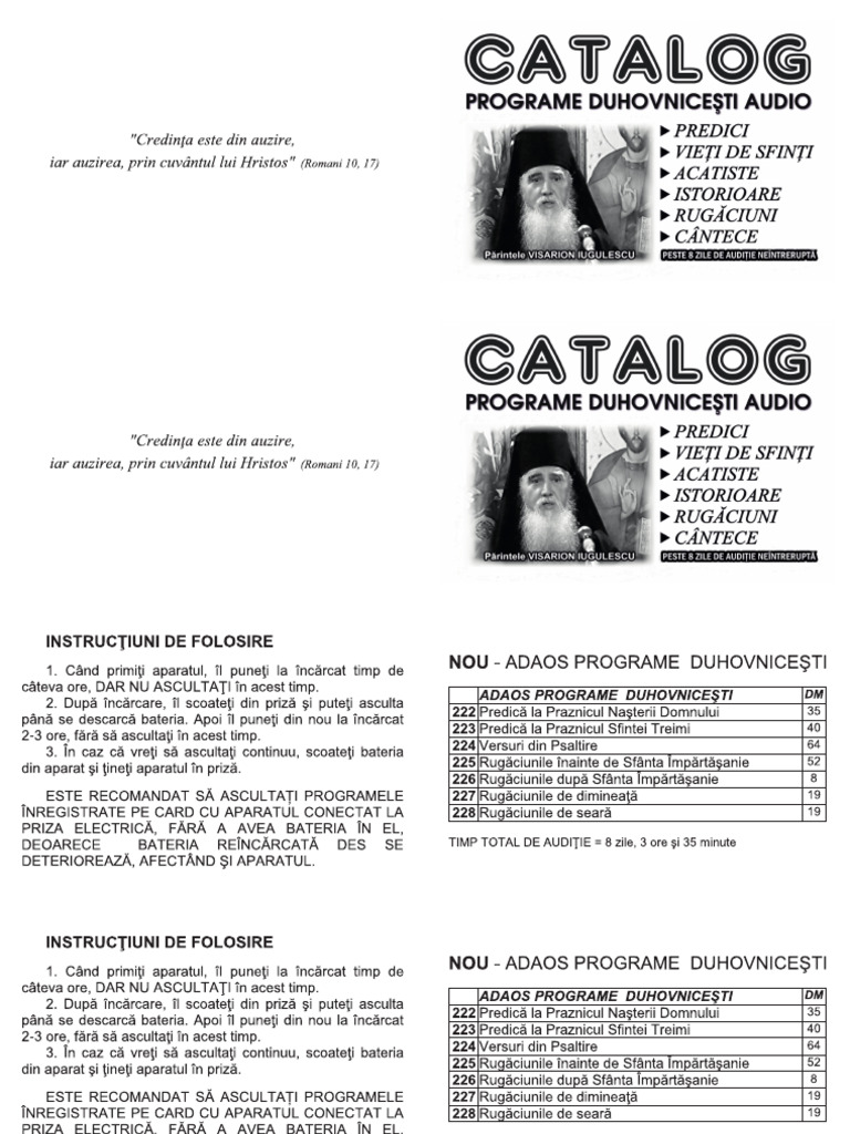 Catalog Bisericesc SEPT. 2021 | PDF