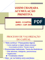 Marx - Acumulação Primitiva