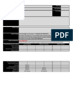 Project Proposal and Planning Excel Template