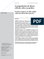 Acompanhantes de Idosos: Reflexão Sobre Sua Prática: Formal Caregivers of Older Adults: Reflection About Their Practice