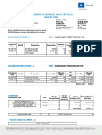 Fund Value Statement